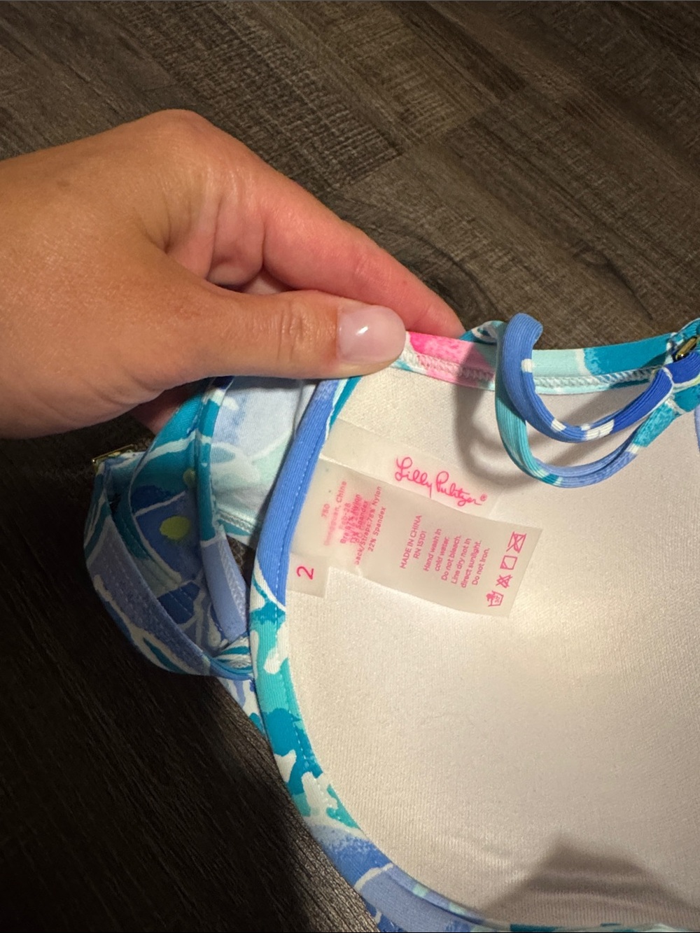 Lily Pulitzer Celestial Seas Tropical Fish Bikini Set - Picture 4 of 5